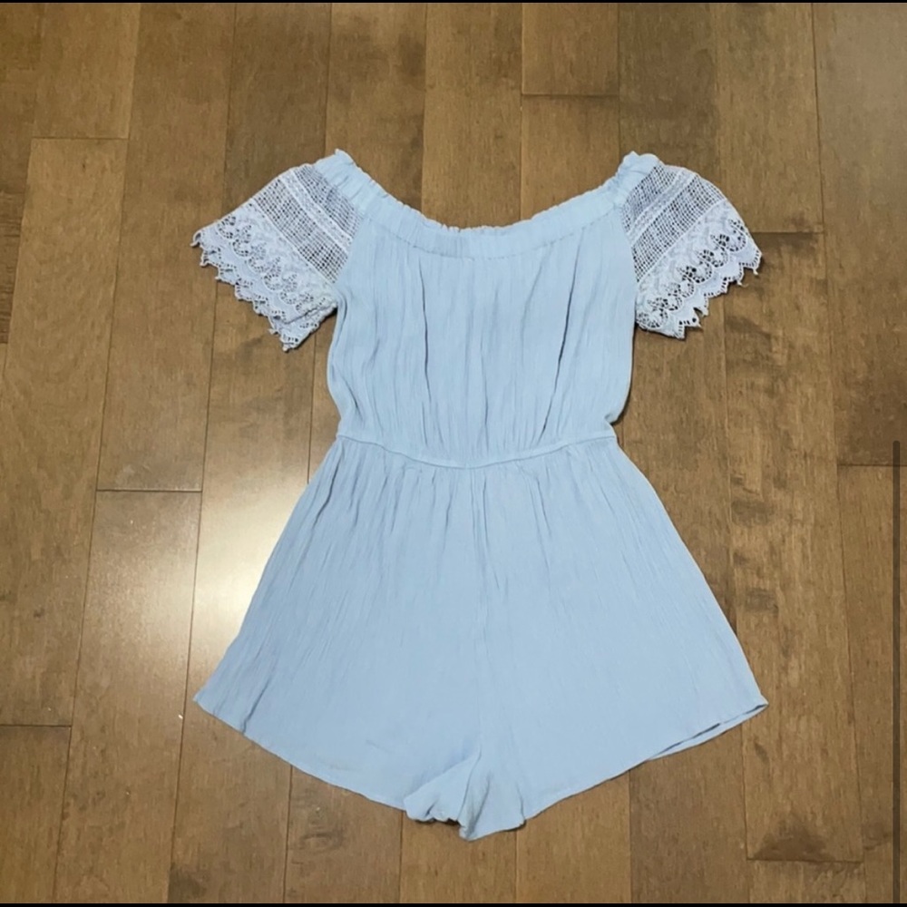 Tie waist romper - Picture 4 of 5